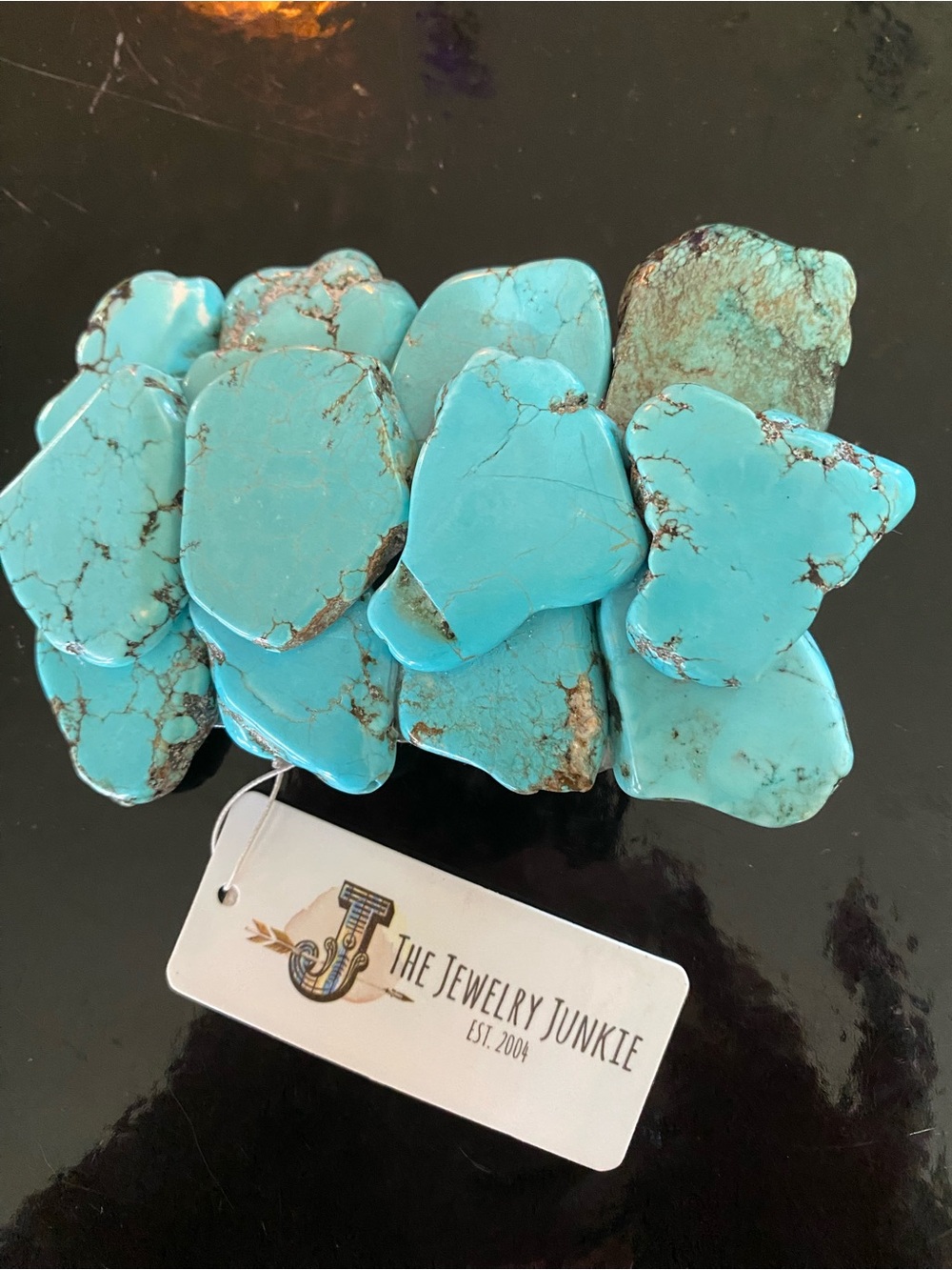 Authentic Real Turquoise Slab Belt Buckle. Never used with Tags. Men or women’s